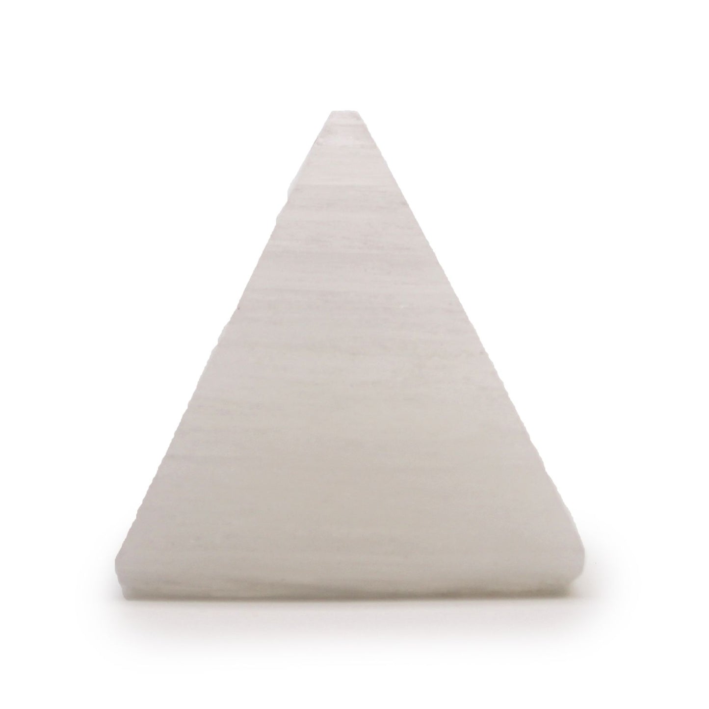 Pirámide de selenita - 5 cm