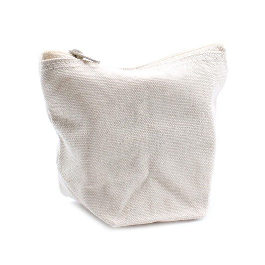 Trousse de toilette en coton naturel 10 oz - Mini sac