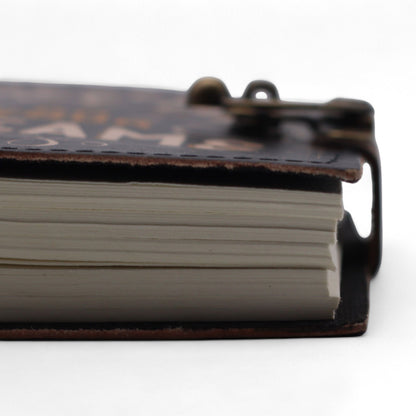 Ledernotizbücher (18x13 cm) - Gib deine Träume niemals auf - 200 Seiten