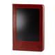 Cuaderno de intenciones A5 - Pantalla LCD borrable - Efecto cuero rojo - 80 hojas
