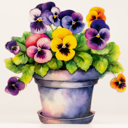 Plantas decorativas de madera - Pensamiento grande