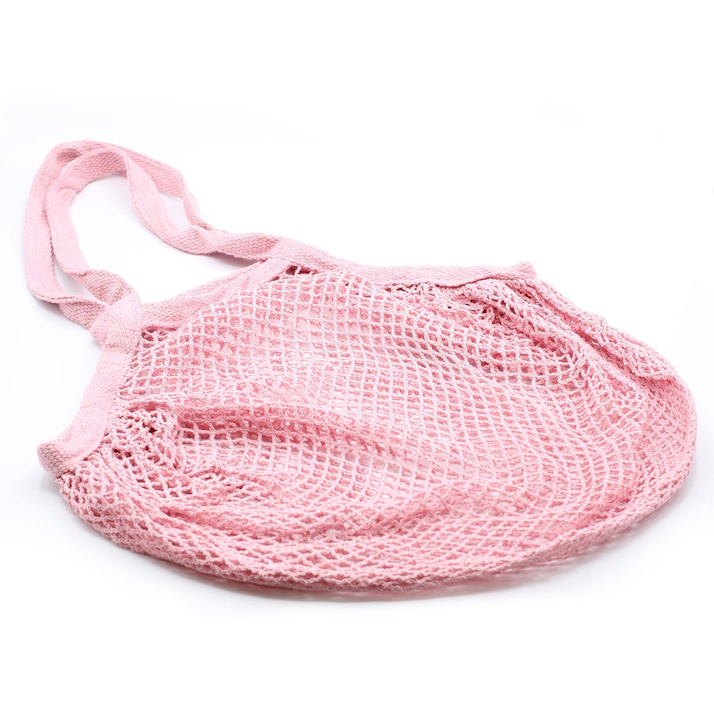 Bolsa de Malla de Algodón Puro - Rosa