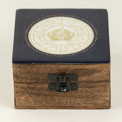 Pequeña caja esmaltada - Cáncer