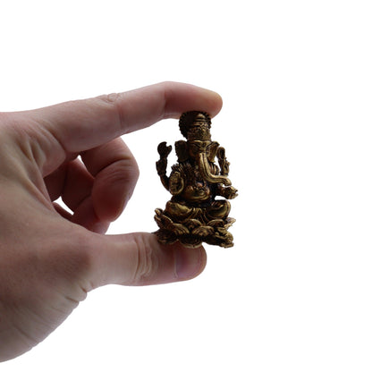 Messing Miniaturgötter - Ganesha (52 g) - 49 mm