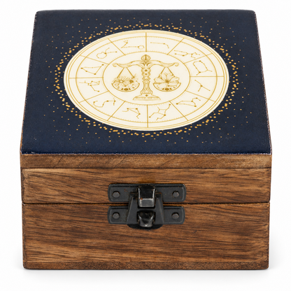 Pequeña caja esmaltada - Libra