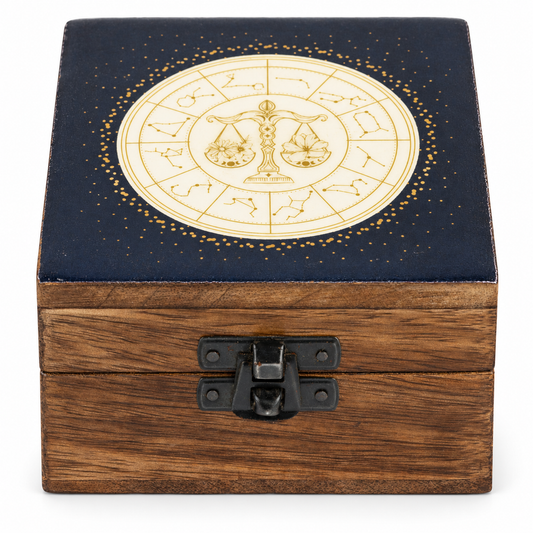 Pequeña caja esmaltada - Libra