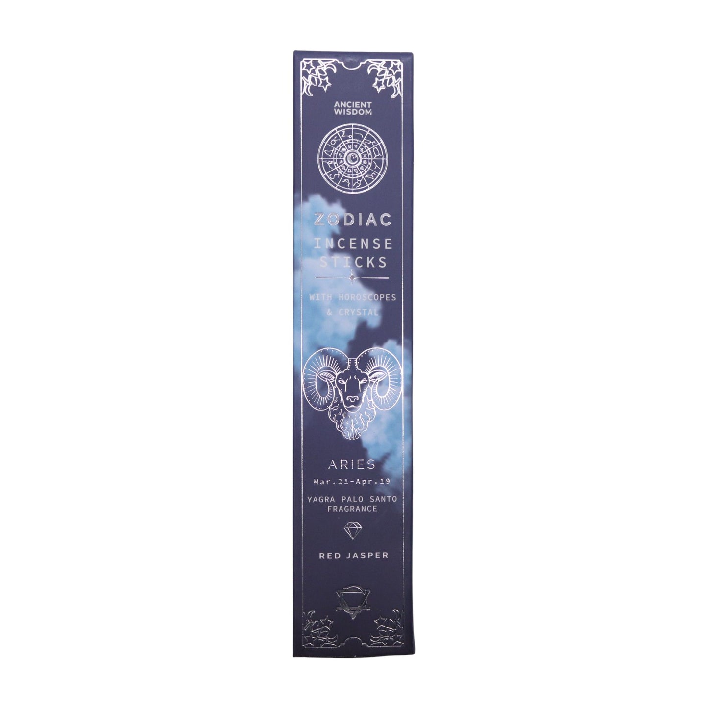 Arruda Zodiaco Incienso de Cristal con Gema - Piscis