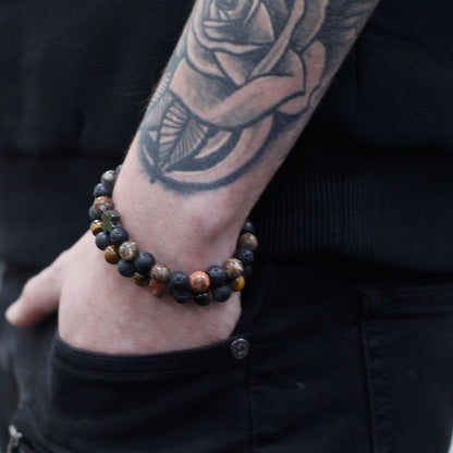 2 Pulseras con Piedras Preciosas - Lealtad