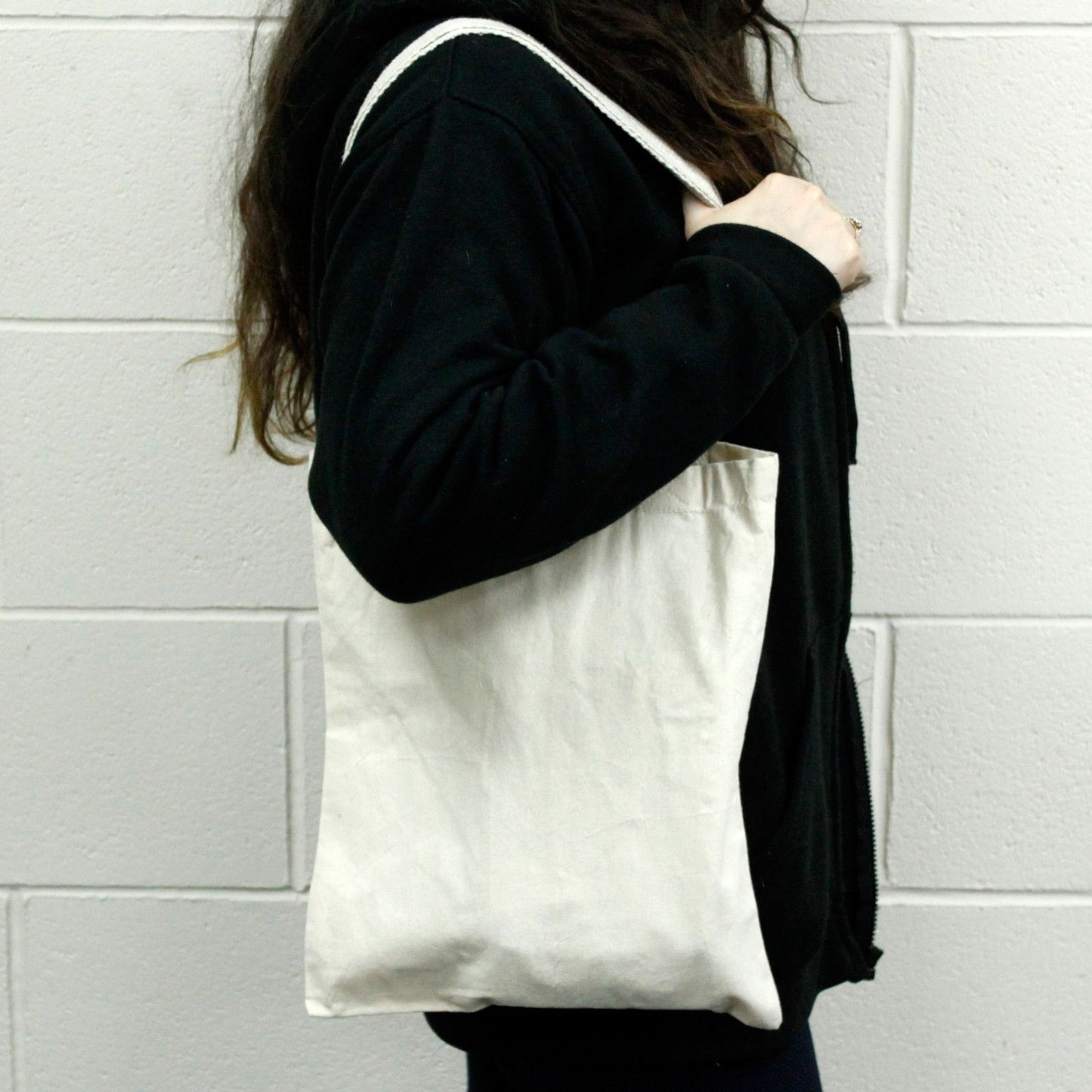 Bolsa Algodón Natural 6oz Mediana 35x30cm