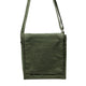 Bolso mensajero de lona de algodón - Verde