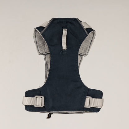 PAW - XS (2-4 kg) Arnés de paso para perros Guardian con malla reflectante - Rock Grey - Black Obsidian Charm