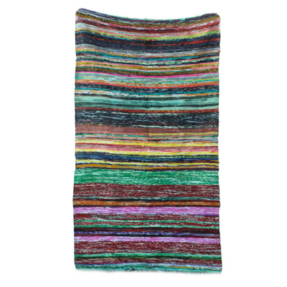 Alfombra Trapo Lujo Verde 151x90cm