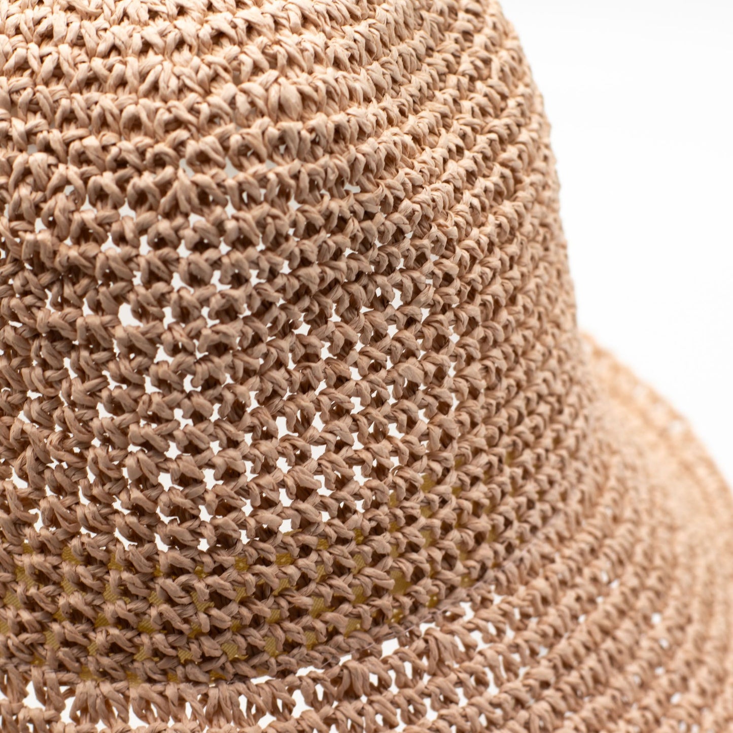 Nomad Sari Chapeau de paille à large bord - Rose Poudré