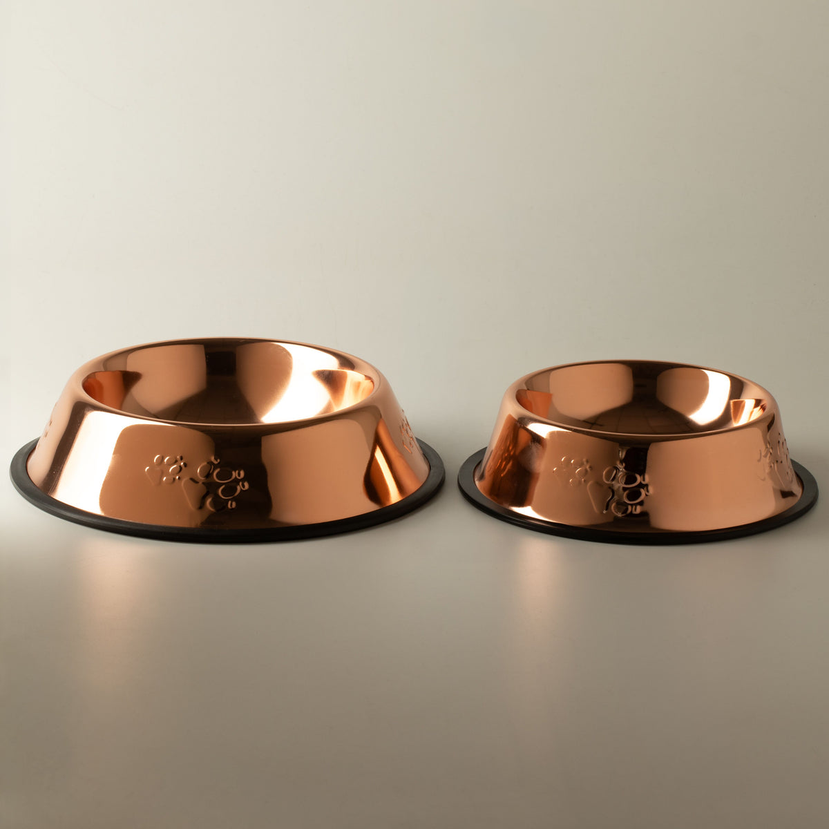 Tazones para comida PAW - Estilo único en cobre - 18 cm - Acero inoxidable (304)