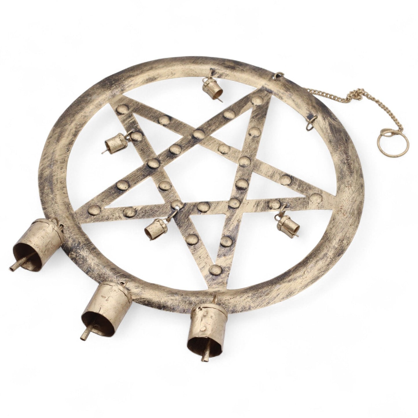 Indianerrasseln - Fünfeck mit Glöckchen 25x49 cm