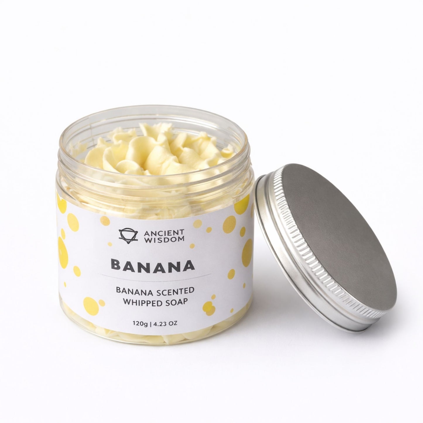 Jabón de crema batida de plátano 120 g