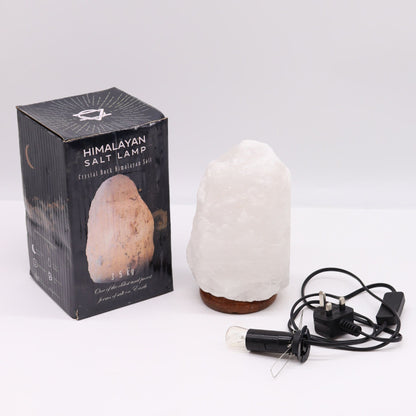 Lampe de sel de roche de l'Himalaya et base : environ 3 à 5 kg