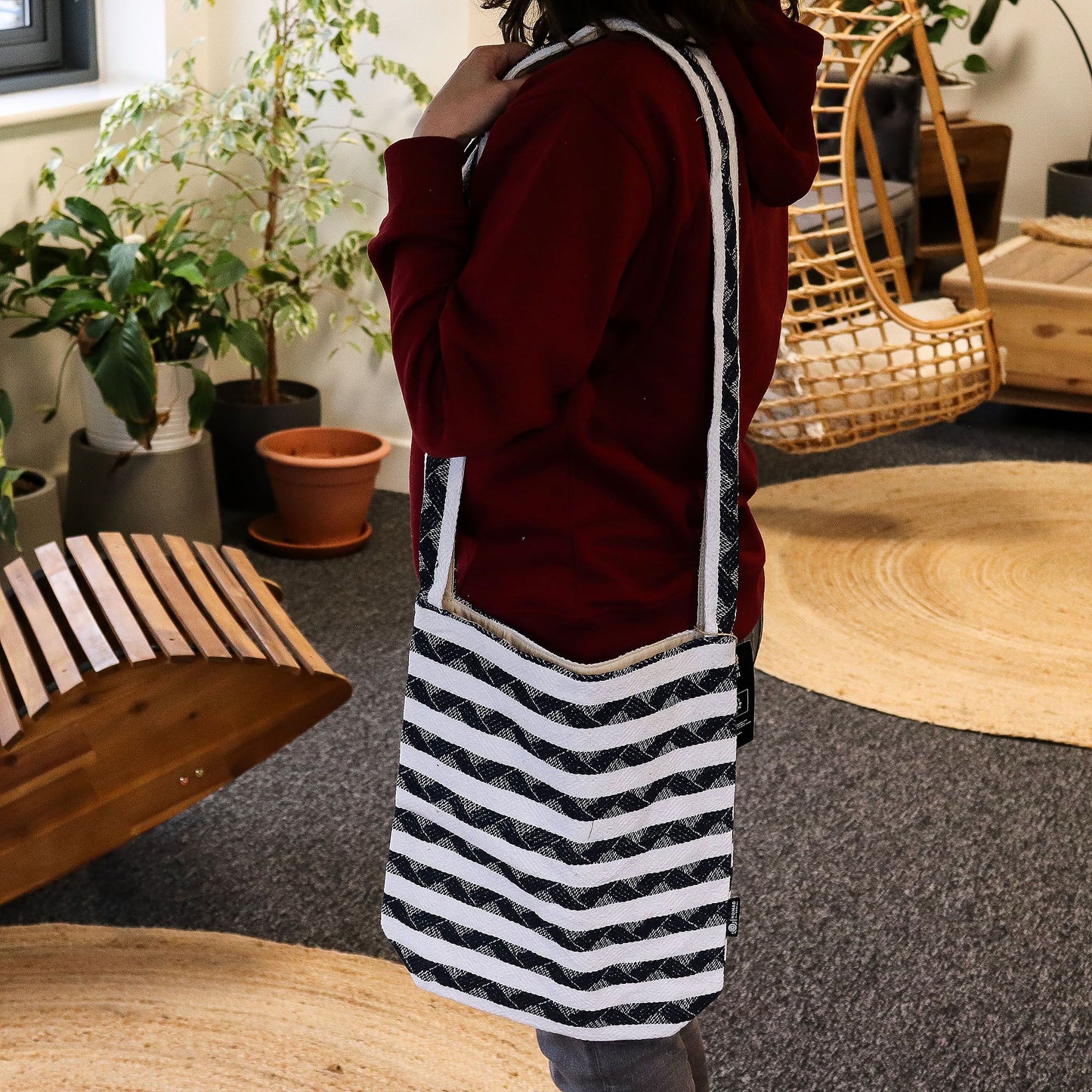 Bolsos Jacquard Naturales – Atlas Nómada – Bolso Tote Nómada