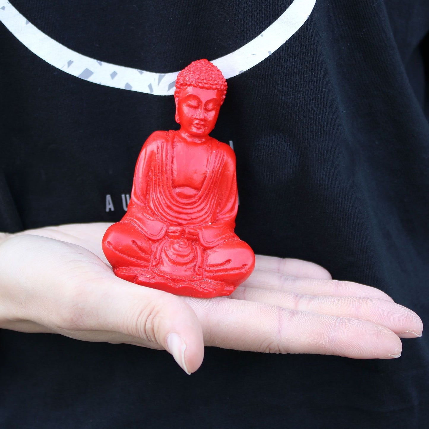 6 x Mini Buddha Mate (verschiedene Farben)