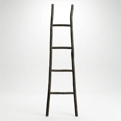 Gran escalera de madera Kemu - 1,5 m - Negro - Estilo japonés
