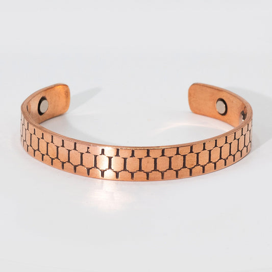 Herrenarmbänder aus massivem Kupfer mit Magneten (sortiert)