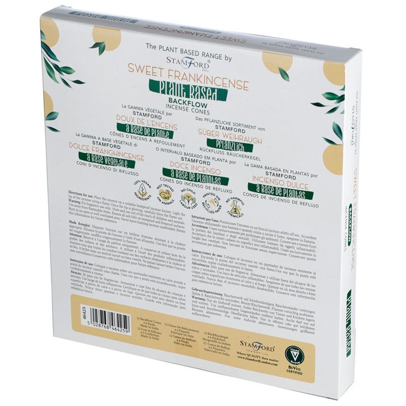 Cônes d'encens à reflux aux herbes - Encens doux