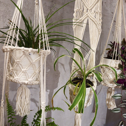 Macetero Macramé Doble