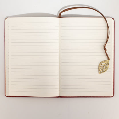 Cuaderno de intenciones A5 - Pantalla LCD borrable - Efecto cuero rojo - 80 hojas