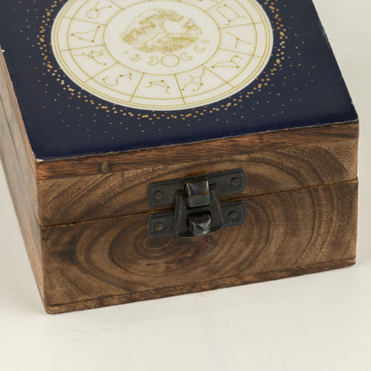 Pequeña caja esmaltada - Acuario