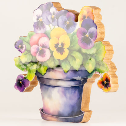 Plantas decorativas de madera - Pensamiento grande