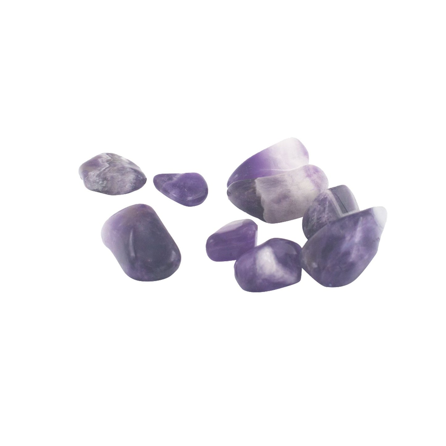 24 x gebänderter Amethyst M (Klasse B)