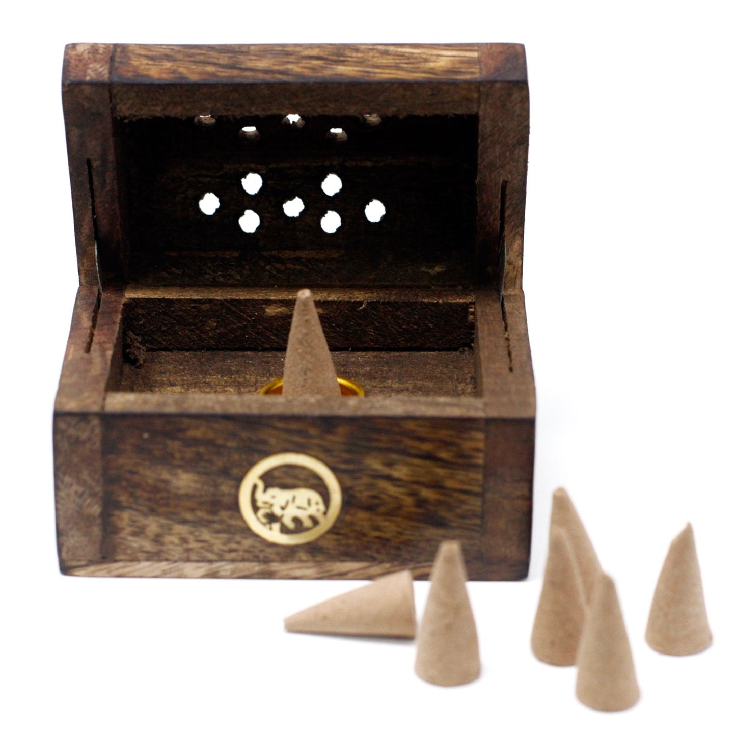 Mini boîte d'encens cônes de fumée
