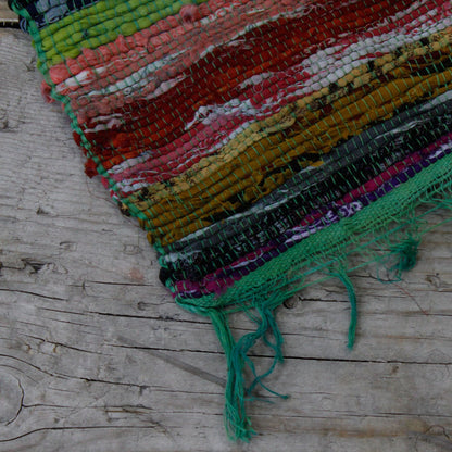 Alfombra Trapo Lujo Verde 151x90cm