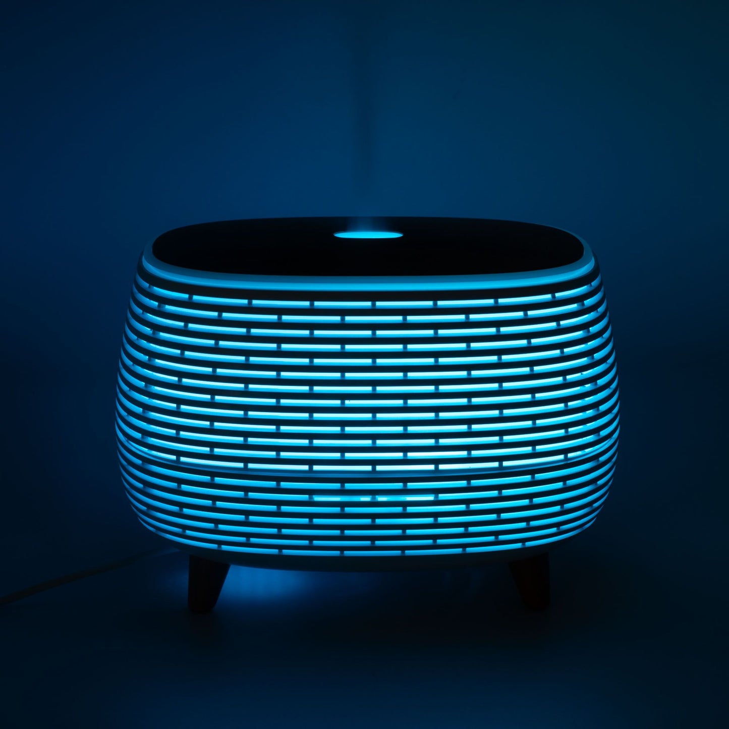 Aromaterapia Futurista con estrías - USB - Cambio de color - Control remoto