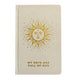 Journal de gratitude ivoire avec bordure dorée - 120 pages - Mes journées sont remplies de soleil