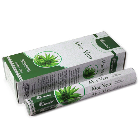 Incienso hexagonal sin carbón Aromatika - Aloe vera
