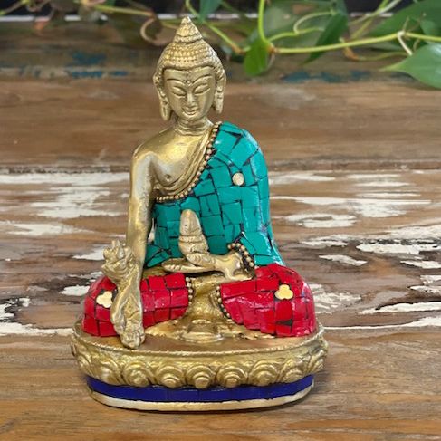 Figura de Buda de Latón - Amitabha - 9.5 cm