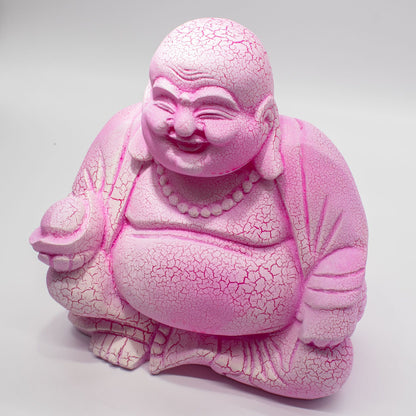 Lámpara del Buda sonriente Fruta del dragón - Base redonda