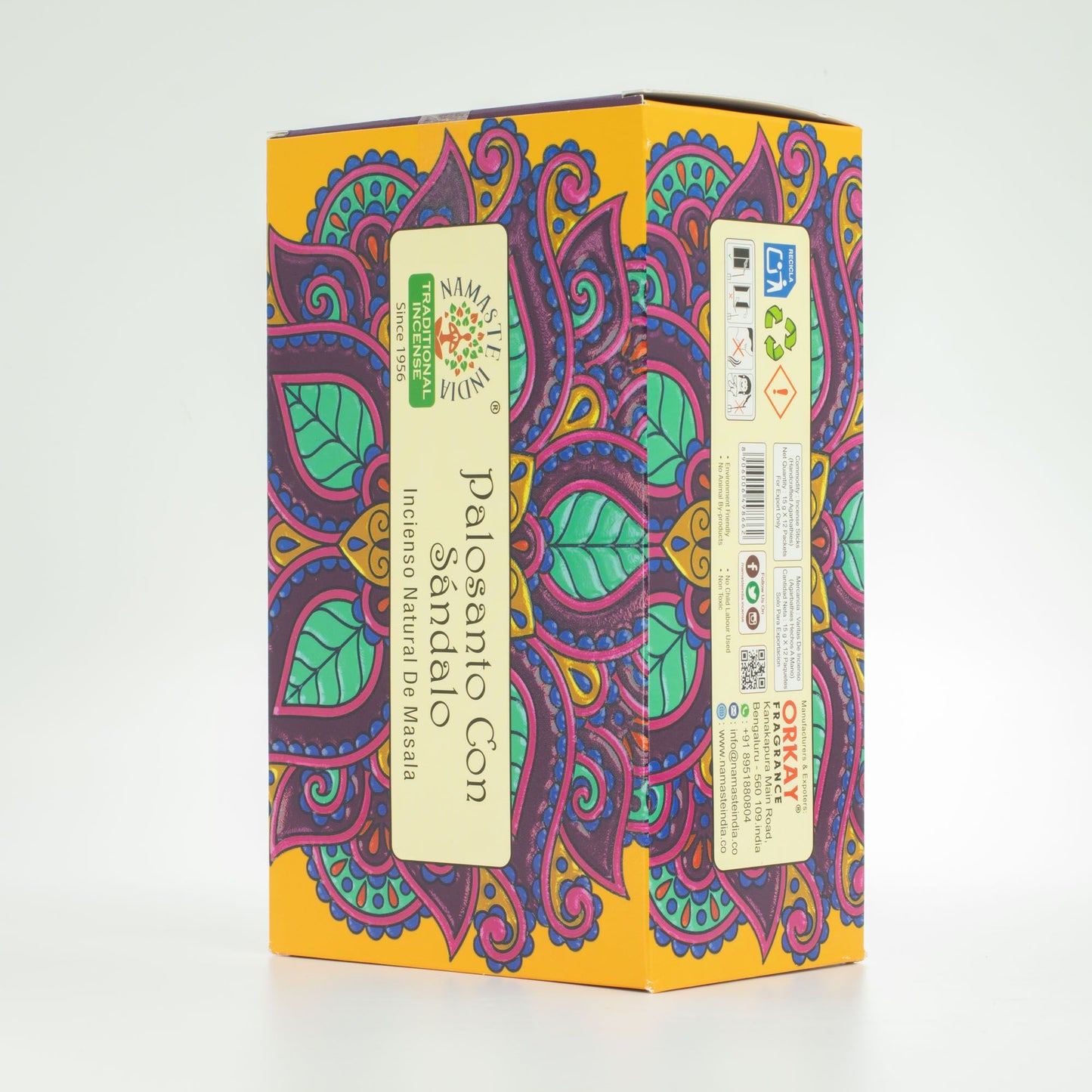 Encens Namaste Mandala Masala - Palo Santo et Santal