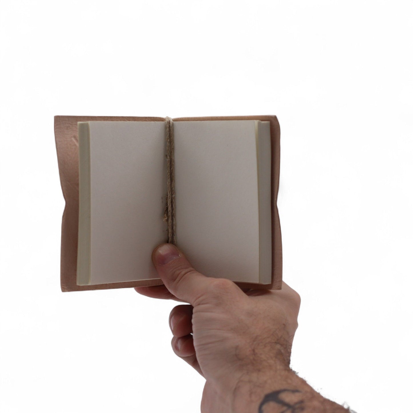 Petits carnets en cuir assortis (4 x 3 pouces) - Vitrine