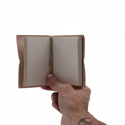 Petits carnets en cuir assortis (4 x 3 pouces) - Vitrine