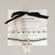 Conjunto de pulseras de gemas del Espíritu de Ninfa - Espíritu del Bosque