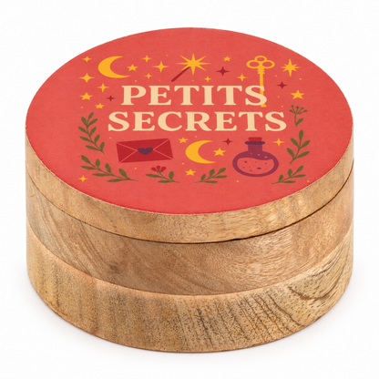 Caja esmaltada redonda - Secretos Pequeños