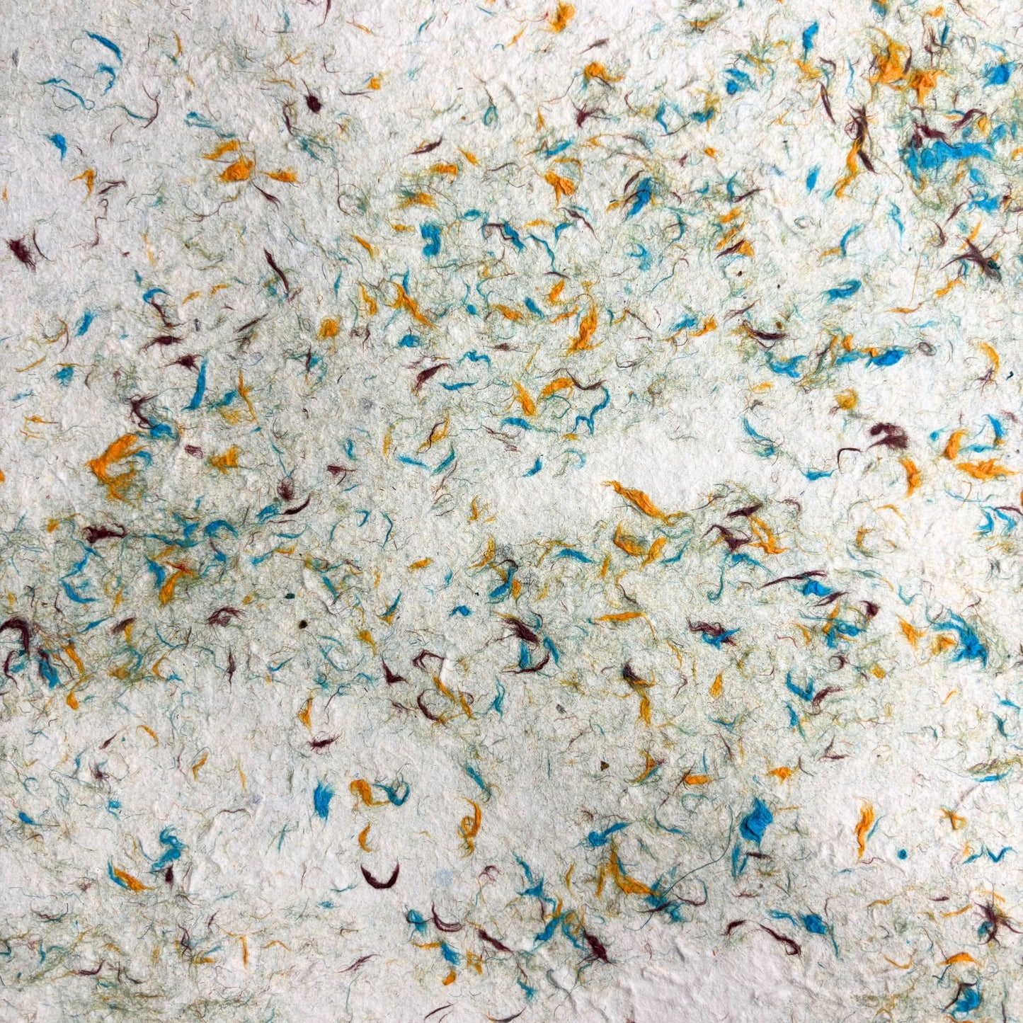 Papier cadeau fait main Lokta - Coton vert