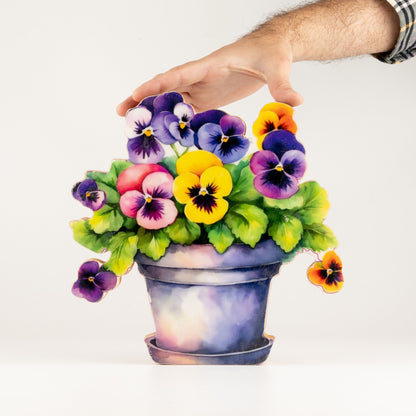 Plantas decorativas de madera - Pensamiento grande