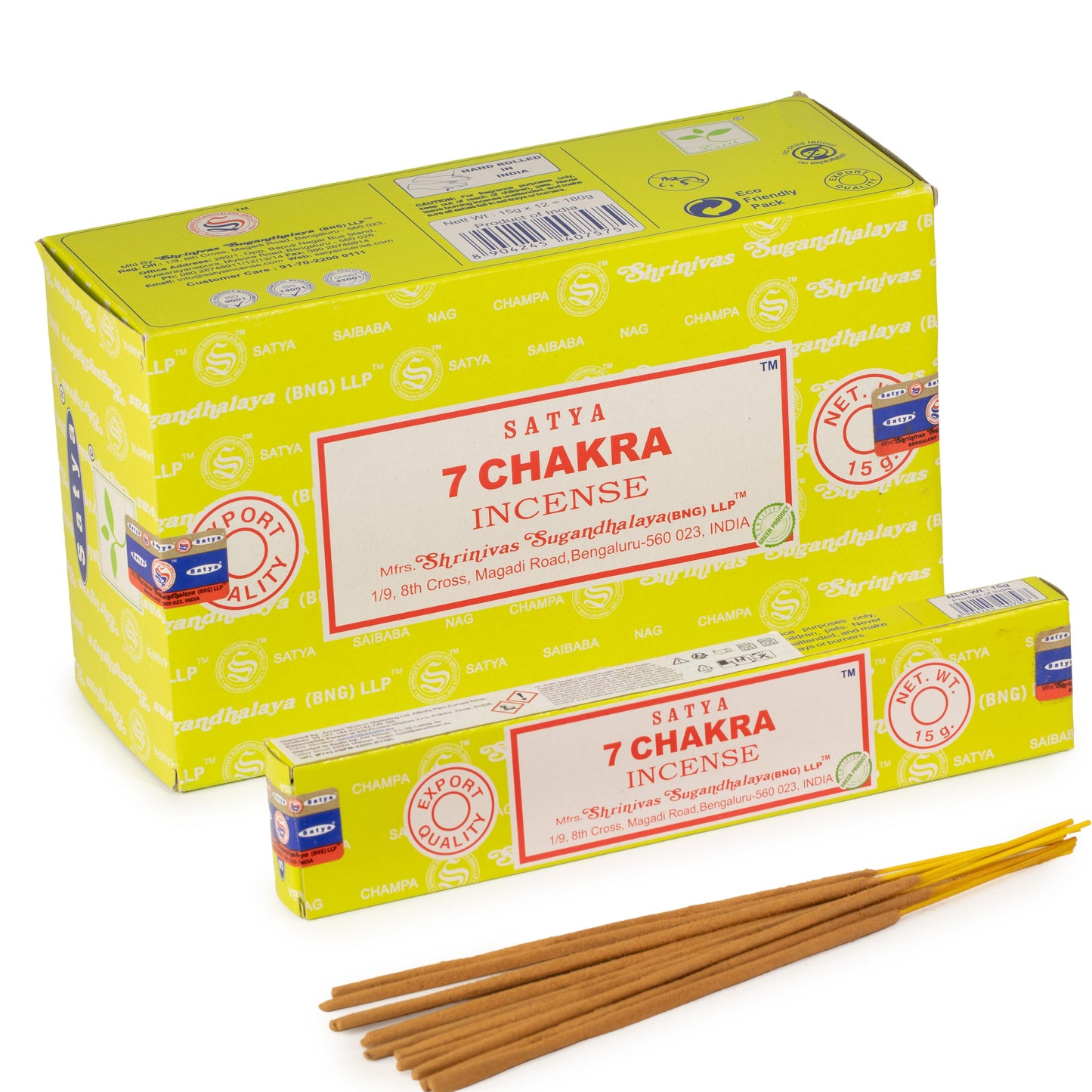 Satya Incienso 15 g - 7 Chakras