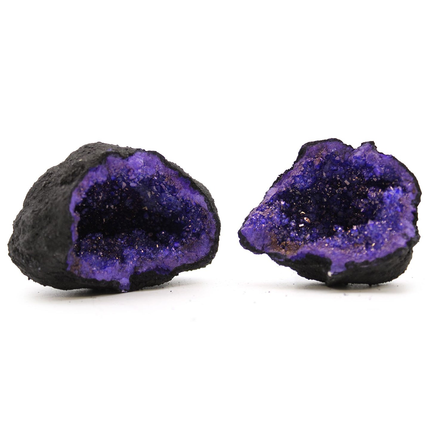 Geodas de calcita coloreada - Piedra Negra - Turquesa