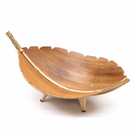 Teehalter aus Kokosnussblättern – Natur