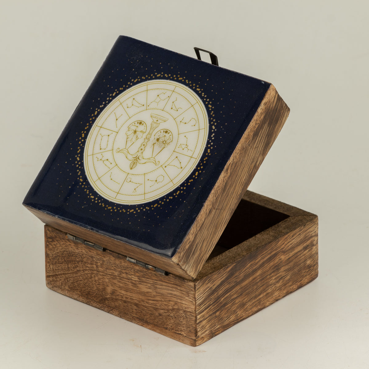 Pequeña caja esmaltada - Libra