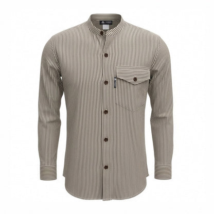 Nomad Sari Camisa de Abuelo - Gris Piedra - Grande